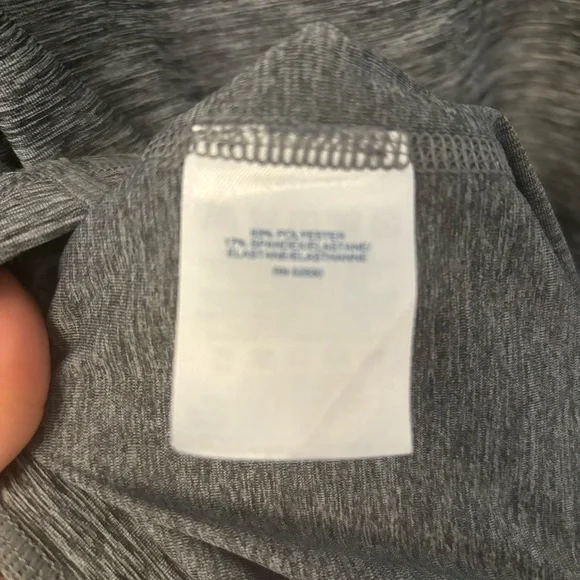 Lands' End Gray Rash Guard Swim Top - Picture 5 of 7